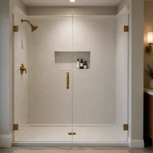 Shower Kit - 60 X 30 (Offset Drain) With Seat